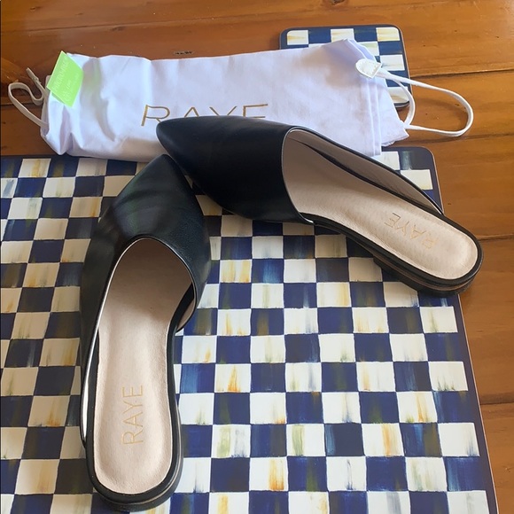 RAYE Starlet black leather flats - Picture 5 of 6